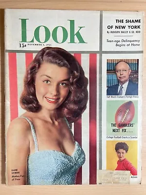 LOOK Magazine November 6 1951 ELAINE STEWART • $12