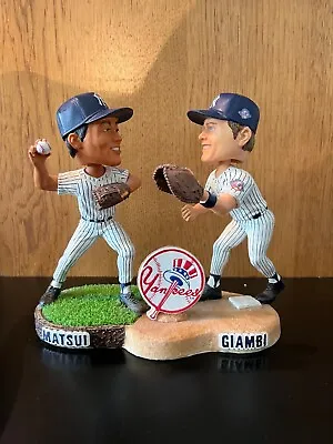 NY Yankees Hideki & Jason Giambi Duo Bobbleheads Forever Collect 364/504 • $89.99