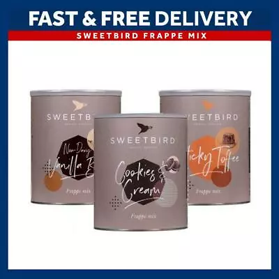 Sweetbird Frappe Frappuccino Iced Coffee 2kg Tins - Mocha Chocolate Vanilla • £4.99