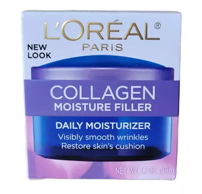$12.95 • Buy NEW L'Oreal Paris Collagen Moisture Filler Daily Moisturizer - 1.7oz - FREE SHIP
