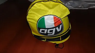 Motorcycle Helmet Bag Microfiber Agv Helmet Bag Carry Helmet Duffle Yellow Yamah • $16.99