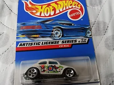 $7 • Buy 1998 Hot Wheels ~ARTISTIC LICENSE~ VW Bug 3/4 (5 Hole Hub Wheels)