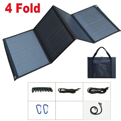 £68.39 • Buy 4 Fold Solar Panel Folding Bag USB + DC Output Solar Charger Outdoor Panel Bag