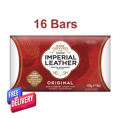 16 Bars Imperial Leather Soap 100g Each Bar • £13.95