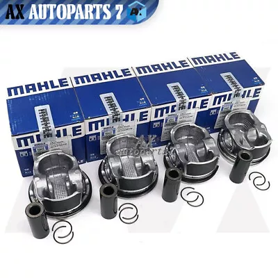 4x Mahle Engine Pistons & Rings 82.51mm&23mm  For VW GTI Passat Audi A4 A5 EA888 • $171.50