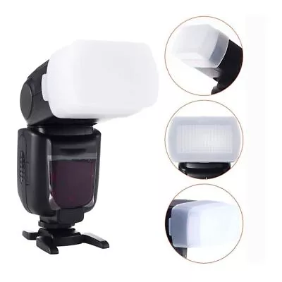 Diffuser Box For Canon Speedlite 580EX 580 EX II YONNUO YN560III YN560IV YN568 • $7.65