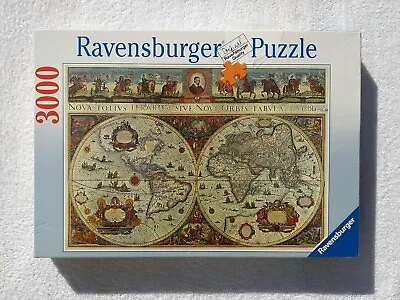 RAVENSBURGER 3000 Piece Premium Jigsaw Puzzle 170548 Antique World Map 1665 NEW  • $39.99