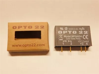 Opto 22 MP240D4 240VAC 4Amp DC Control Solid State Relay 3-24VDC Control • $19.99