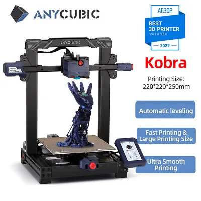 $379.05 • Buy ANYCUBIC Kobra 3D Printer Auto Leveling & Spring Steel Heated Bed FDM 3D Printer