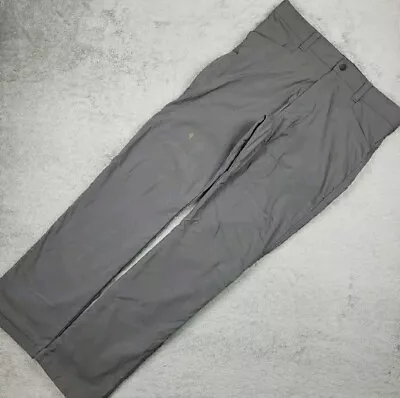 Wrangler Outdoor Pants Mens Size 34x32 Fleece Lined Gray Trousers All Terrain • $12.99