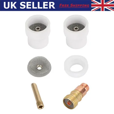 £20.99 • Buy TIG Welding Torch Stubby Gas Lens Fupa 12 Ceramic Cup Full Kit For Wp-17 18  26 