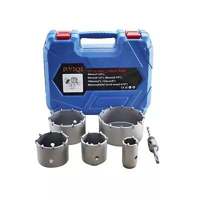 RVIQI 6PCS Concrete Hole Saw SetTungsten Steel SDS Plus Shank Masonry Wall H... • $136.38