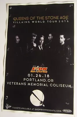 Queens Of The Stone Age 2018 Poster Original Concert Show Flyer Poster • $14.99