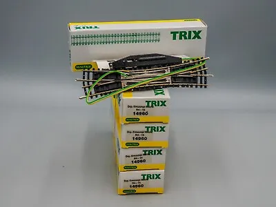 Trix #14960 N-Scale Electric Double Slip Switch Turnout (1-Pieces) - Boxed • $30