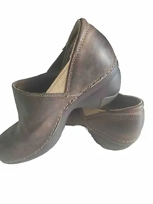 Patagonia Clogs Women 6.5 Leather Performance Shoe Bootie Espresso Brown • $15.90