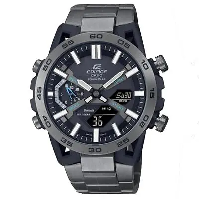 Casio EDIFICE ECB2000DC-1A SOSPENSIONE Bluetooth Solar Power Men's Watch • $210