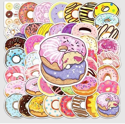 50 Pcs Donut Sweet Cute Sticker For Phone Kid Bottle Laptop Planner Journal H28S • $6.99