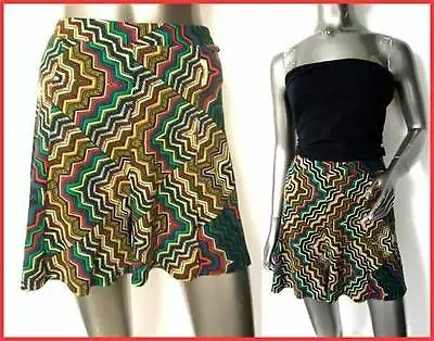 K & D @ Dorothy Perkins - Aztec Print Safari Shorts - BNWOT - 8 • £3.50