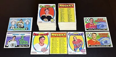 1971-72 O-PEE-CHEE HOCKEY NEAR SET (215/264) DIONNE RC LAFLEUR RC ORR X3 HOWE • $224.07