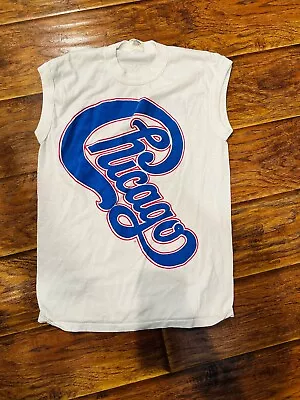 Vintage Chicago Tour Muscle Tshirt ‘84 ‘85 Concert Tee • $14.99