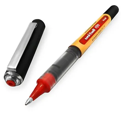 Uni-Ball Eye UB-150-10 Broad Liquid Ink Rollerball Pen - 1.0mm - Red - Single • £3.39