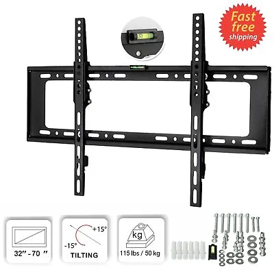 TV Wall Bracket Mount For TV 32 37 40 42 47 50 55 60 65 Inch LCD LED Plasma UK • £9.87