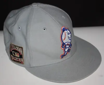 Mr. Met Hat New York Mets Baseball Strapback Throwback Cooperstown Collection • $14.95