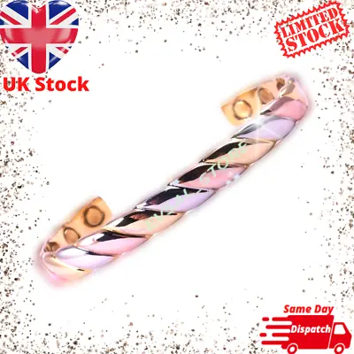 £8.49 • Buy Ladies Magnetic Health Bracelet Copper Healing Bangle Arthritis Pain Relief Cure