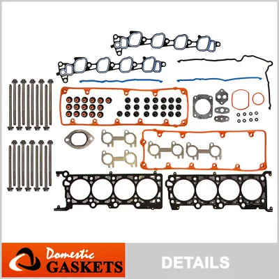 $109.28 • Buy Fits 02-04 Ford Mustang Lincoln Town Car Mercury 4.6L SOHC Head Gasket Set Bolts