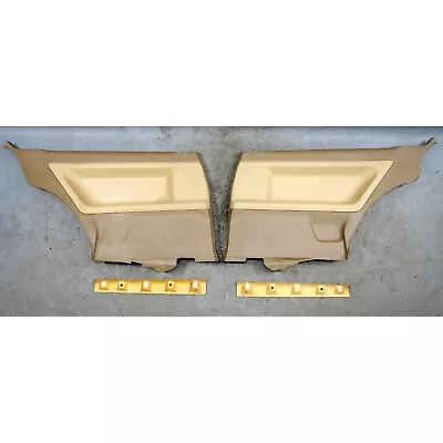 1997-1999 BMW E36 3-Series Coupe Rear Lateral Interior Trim Panels Beige Leather • $93.75