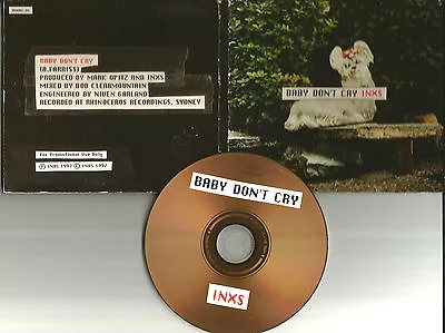 INXS Baby Don’t Cry EUROPE Made PROMO CD Single 1992 INXRC 20 Michael Hutchence • $24.99