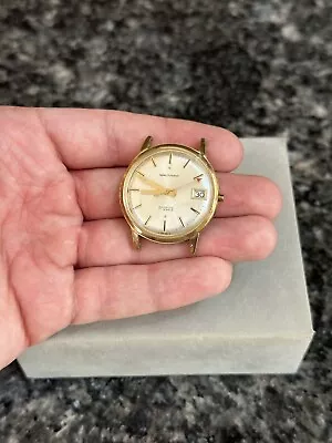 Vintage WALTHAM Incabloc 17 Jewel Mens Mechanical Date Watch - (no Crown) • $59