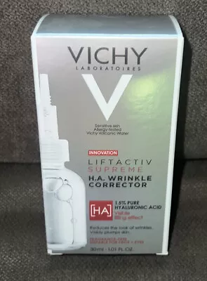 Vichy LiftActiv Supreme H.A. Wrinkle Corrector Hyaluronic Acid Face Serum - 1oz • $29.99
