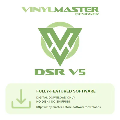 Software Vinyl Design SignArt Cutters Wide Large Format Print VinylMaster DSR V5 • $450