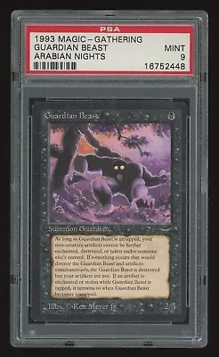 Magic The Gathering 1993 Arabian Nights GUARDIAN BEAST PSA 9 Mint • $1499.95