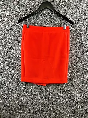 J. Crew The Pencil Skirt Orange Straight Pencil Skirt Lined Women's Size 2P • $14.99