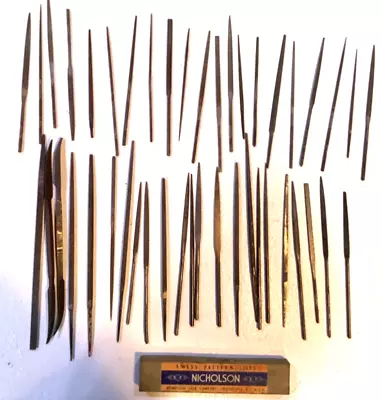 44 Vintage Jewelers Machinist Needle Files • $65