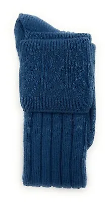 Mens Scottish Wool Kilt Hose Socks Hand Made In Scotland • £17.99