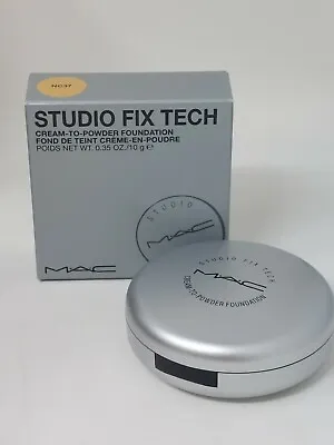 New Authentic MAC Studio Fix Tech Cream-To-Powder Foundation NC37 0.35 Oz • $21.60