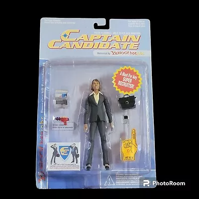 Nwt! Yahoo! Hot Jobs Action Figure 2006 – Captain Candidate – Unopened • $18.89