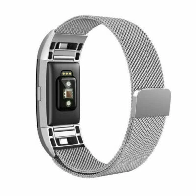 $10.44 • Buy Milanese Replacement Band Metal Stainless Steel Magnet Fit Fitbit Charge 2 Strap