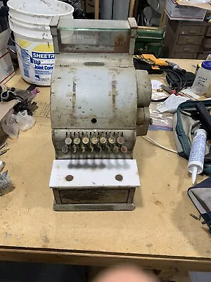 Vintage Antique National Cash Register Ncr # 717 Small Candy Store Barbers Regis • $250