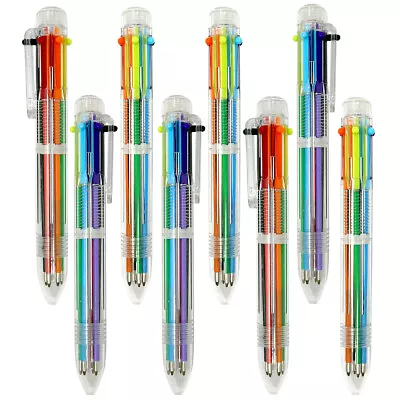 Wrapables Multi-Color 6-in-1 Retractable Ballpoint Pens  (Set Of 8) • $10.99
