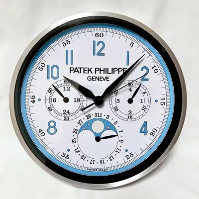 Patek Philippe Wall Clock New Light Blue Promotional Product For Dealer Showroom • $552.90