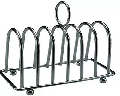 £5.89 • Buy New 6 Slice Toast Rack Holder Toast Rack Holder Stainless Steel Good Quality