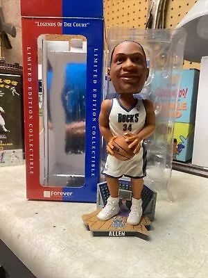 Ray Allen Milwaukee Bucks Vintage 2002 Foco 10” Forever Bobblehead #1338/3000 • $20