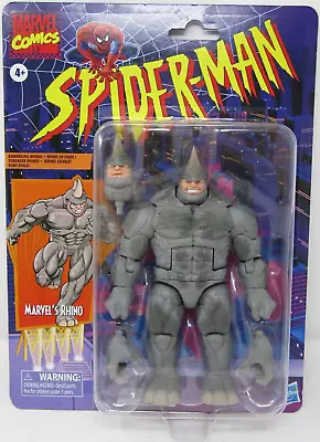 Hasbro Marvel Legends Spider-Man Rhino Retro Figure • $59.99