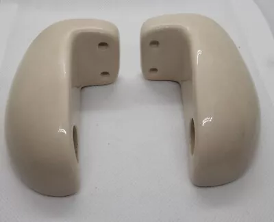 Vintage Ceramic Toilet Roll Holders Cream Colour No Middle Pole Holder  • £20