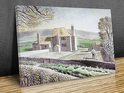 £5 • Buy Eric Ravilious Shepherd's Cottage  Canvas Print Art Wall Framed Or Print Only