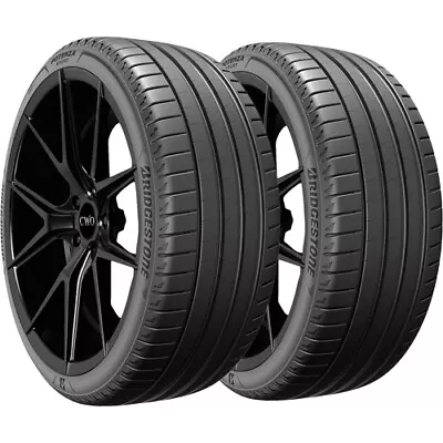 (QTY 2) 265/45R18 Bridgestone Potenza Sport 101Y SL Black Wall Tires • $283.98